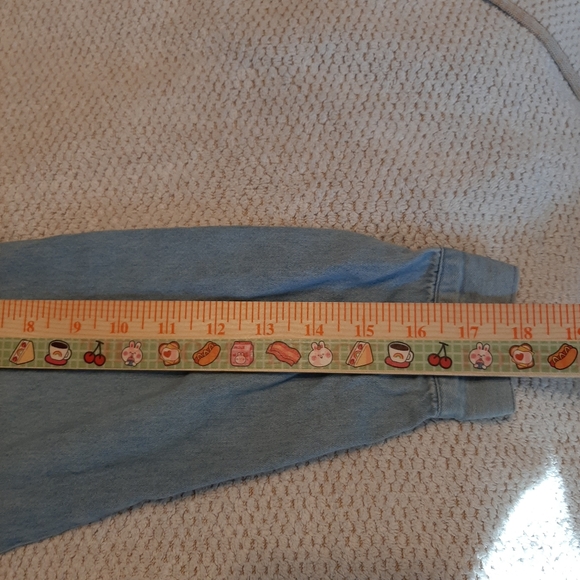 Warner Brothers Vintage kids size 12 Denim long sleeve button up Year 1990s - Picture 3 of 7